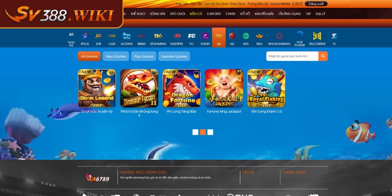 Bắn Cá JILI SV388 Trải Nghiệm Game Bắn Cá Đỉnh Cao An Toàn 1 Thông tin về Bắn cá JILI SV388