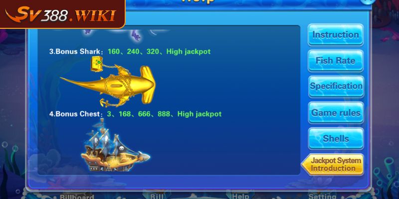 Jackpot Fishing SV388 - Khám Phá Biển Sâu Săn Thưởng Khủng 3 Các dạng boss thưởng cao trong game